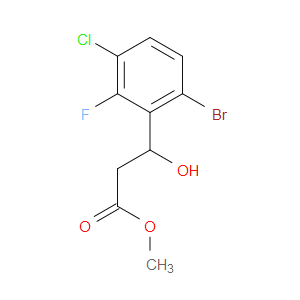 Methyl 6-bromo-3-chloro-2-fluoro-β-hydroxybenzenepropanoate