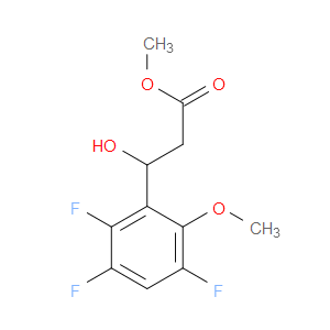 Methyl 2,3,5-trifluoro-β-hydroxy-6-methoxybenzenepropanoate