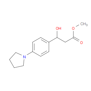 Methyl β-hydroxy-4-(1-pyrrolidinyl)benzenepropanoate