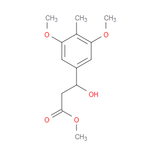 Methyl β-hydroxy-3,5-dimethoxy-4-methylbenzenepropanoate
