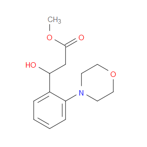 Methyl β-hydroxy-2-(4-morpholinyl)benzenepropanoate