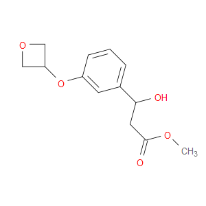 Methyl β-hydroxy-3-(3-oxetanyloxy)benzenepropanoate