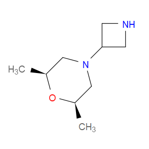 rel-(2R,6S)-4-(3-Azetidinyl)-2,6-dimethylmorpholine