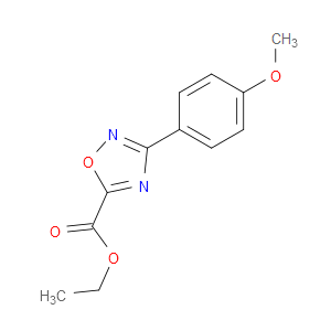 ethyl 3-(4-methoxyphenyl)-1,2,4-oxadiazole-5-carboxylate