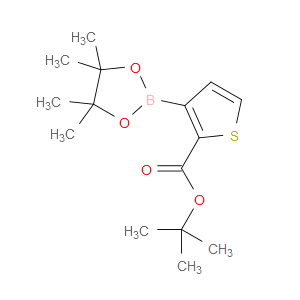 tert-butyl 3-(4,4,5,5-tetramethyl-1,3,2-dioxaborolan-2-yl)thiophene-2-carboxylate