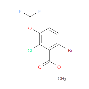 methyl 6-bromo-2-chloro-3-(difluoromethoxy)benzoate