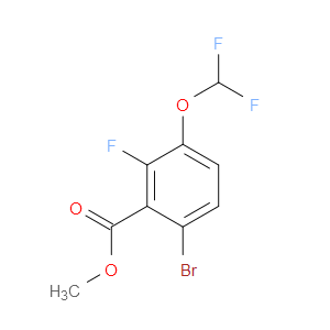 methyl 6-bromo-3-(difluoromethoxy)-2-fluorobenzoate