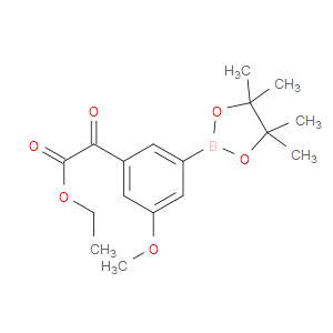 ethyl 2-(3-methoxy-5-(4,4,5,5-tetramethyl-1,3,2-dioxaborolan-2-yl)phenyl)-2-oxoacetate