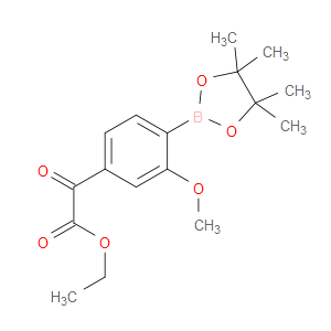 ethyl 2-(3-methoxy-4-(4,4,5,5-tetramethyl-1,3,2-dioxaborolan-2-yl)phenyl)-2-oxoacetate