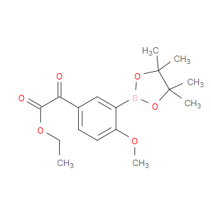 ethyl 2-(4-methoxy-3-(4,4,5,5-tetramethyl-1,3,2-dioxaborolan-2-yl)phenyl)-2-oxoacetate