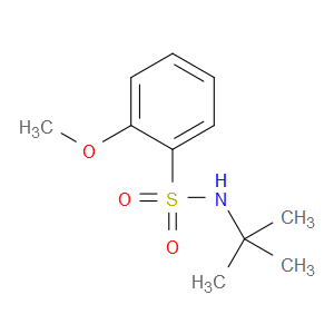 N-(1,1-Dimethylethyl)-2-methoxybenzenesulfonamide