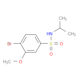 4-Bromo-3-methoxy-N-(1-methylethyl)benzenesulfonamide