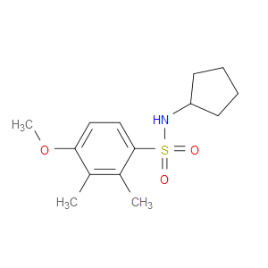 N-Cyclopentyl-4-methoxy-2,3-dimethylbenzenesulfonamide