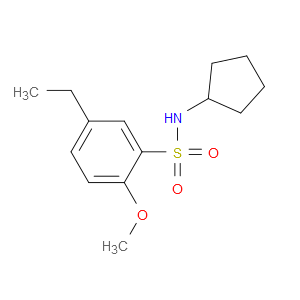 N-Cyclopentyl-5-ethyl-2-methoxybenzenesulfonamide