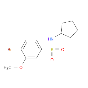 4-Bromo-N-cyclopentyl-3-methoxybenzenesulfonamide