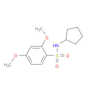 N-Cyclopentyl-2,4-dimethoxybenzenesulfonamide