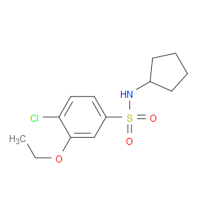4-Chloro-N-cyclopentyl-3-ethoxybenzenesulfonamide