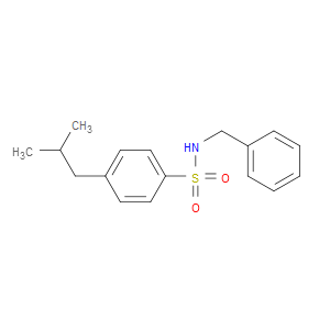 4-(2-Methylpropyl)-N-(phenylmethyl)benzenesulfonamide