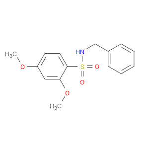 2,4-Dimethoxy-N-(phenylmethyl)benzenesulfonamide