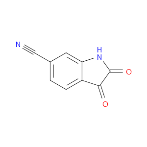 2,3-Dihydro-2,3-dioxo-1H-indole-6-carbonitrile
