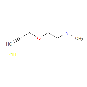 Ethanamine, N-methyl-2-(2-propyn-1-yloxy)-, hydrochloride (1:1)