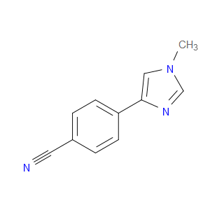 4-(1-methyl-1H-imidazol-4-yl)benzonitrile