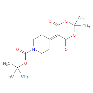 tert-butyl 4-(2,2-dimethyl-4,6-dioxo-1,3-dioxan-5-ylidene)piperidine-1-carboxylate