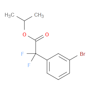 isopropyl 2-(3-bromophenyl)-2,2-difluoroacetate
