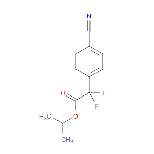 isopropyl 2-(4-cyanophenyl)-2,2-difluoroacetate