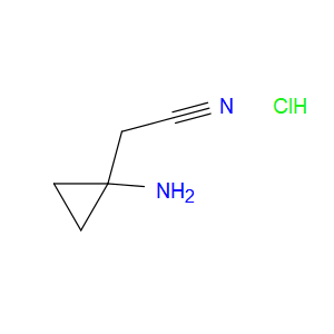 Cyclopropaneacetonitrile, 1-amino-, hydrochloride (1:1)