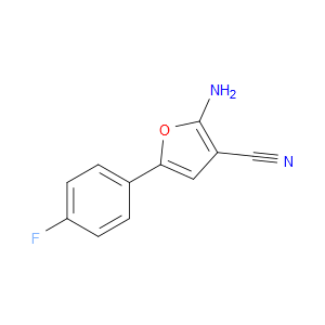 2-Amino-5-(4-fluorophenyl)-3-furancarbonitrile
