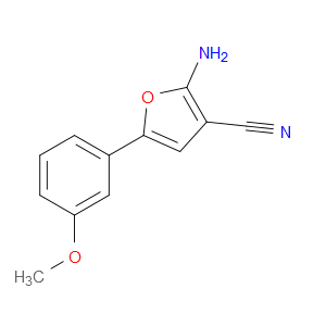 3-Furancarbonitrile, 2-amino-5-(3-methoxyphenyl)-