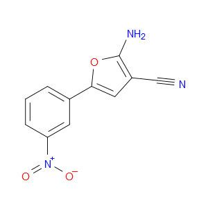 2-amino-5-(3-nitrophenyl)furan-3-carbonitrile