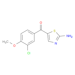 (2-Amino-5-thiazolyl)(3-chloro-4-methoxyphenyl)methanone