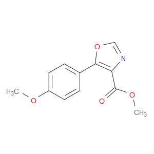 Methyl 5-(4-methoxyphenyl)-4-oxazolecarboxylate
