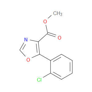 Methyl 5-(2-chlorophenyl)-4-oxazolecarboxylate