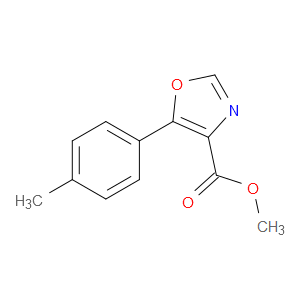 Methyl 5-(4-methylphenyl)-4-oxazolecarboxylate