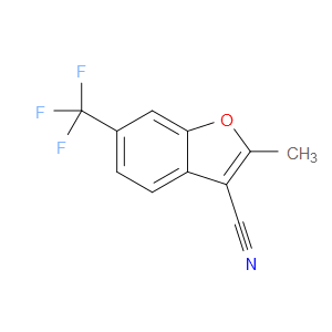 2-Methyl-6-(trifluoromethyl)-3-benzofurancarbonitrile