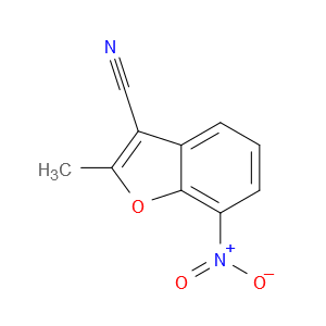 2-methyl-7-nitrobenzofuran-3-carbonitrile