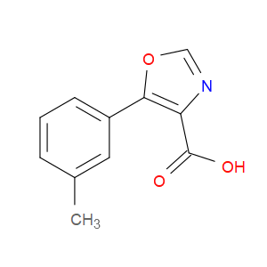 5-(3-Methylphenyl)-4-oxazolecarboxylic acid