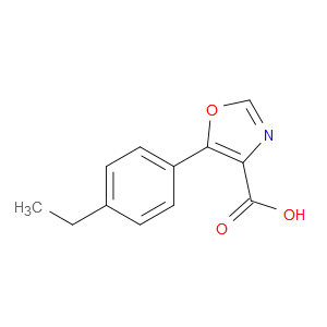 5-(4-Ethylphenyl)-4-oxazolecarboxylic acid