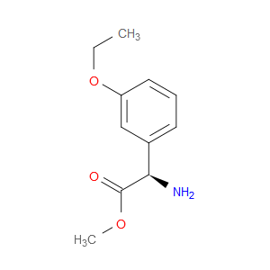 Methyl (αR)-α-amino-3-ethoxybenzeneacetate