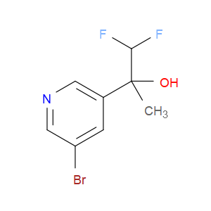 5-Bromo-α-(difluoromethyl)-α-methyl-3-pyridinemethanol
