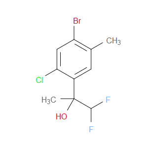 Benzenemethanol, 4-bromo-2-chloro-α-(difluoromethyl)-α,5-dimethyl-