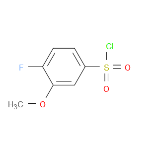 4-Fluoro-3-methoxybenzenesulfonyl chloride