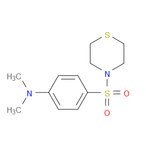 N,N-dimethyl-4-(thiomorpholinosulfonyl)aniline