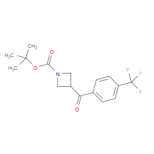 tert-butyl 3-(4-(trifluoromethyl)benzoyl)azetidine-1-carboxylate