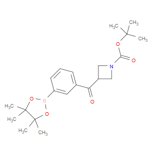 tert-butyl 3-(3-(4,4,5,5-tetramethyl-1,3,2-dioxaborolan-2-yl)benzoyl)azetidine-1-carboxylate