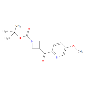 tert-butyl 3-(5-methoxypicolinoyl)azetidine-1-carboxylate