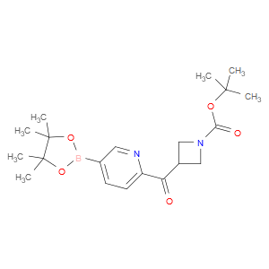 tert-butyl 3-(5-(4,4,5,5-tetramethyl-1,3,2-dioxaborolan-2-yl)picolinoyl)azetidine-1-carboxylate